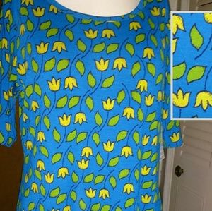 Lularoe XL Floral print Julia